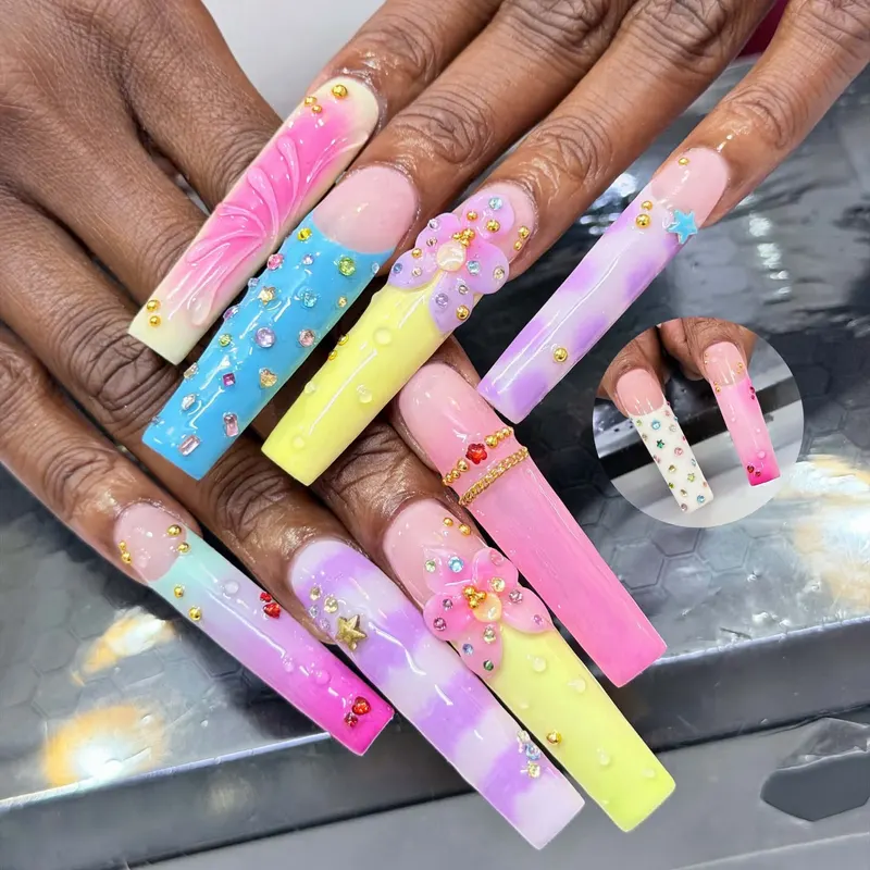 Sculpted French Tip - Da Nang Nail Art